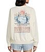 Billabong Echo Long Sleeve Brushed Fleece Sweatshirt, Color:Stencil Wash - Image 2