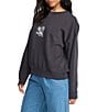 Billabong Echo Long Sleeve Brushed Fleece Sweatshirt - Image 3