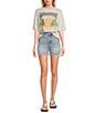 Billabong Enjoy The Journey Oversized Graphic T-Shirt, Color:Salt Crystal - Image 3