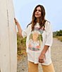 Billabong Enjoy The Journey Oversized Graphic T-Shirt, Color:Salt Crystal - Image 7
