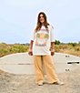 Billabong Enjoy The Journey Oversized Graphic T-Shirt, Color:Salt Crystal - Image 8