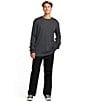 Billabong Essesential Long Sleeve Thermal Pullover, Color:Black Heather - Image 4