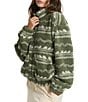 Billabong First Light Printed Faux-Sherpa Jacket - Image 3
