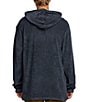 Billabong Fleck Diego Solid Long Sleeve Fleece Hoodie, Color:Midnight Navy - Image 2