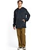 Billabong Fleck Diego Solid Long Sleeve Fleece Hoodie, Color:Midnight Navy - Image 3