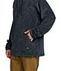 Billabong Fleck Diego Solid Long Sleeve Fleece Hoodie, Color:Midnight Navy - Image 4