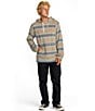 Billabong Flecker Diego Striped Long Sleeve Hoodie, Color:Sand - Image 3
