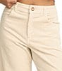 Billabong Free Fall Wide Leg Corduroy Pants, Color:White Cap - Image 5