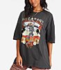 Color:Off-Black - Image 1 - Full Moon Magic Oversize Graphic Boy Tee