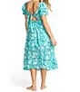 Billabong Go Coastal Short Sleeve Printed Midi Dress - Image 2