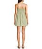 Billabong In A Twist Front Cut-Out Mini Dress, Color:Pistachio - Image 2