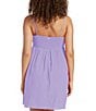Color:Peaceful Lilac - Image 2 - In A Twist Cut-Out Detail Smocked Back Mini Dress