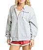 Billabong Jordyn Brushed Heathered Fleece Oversized Hooded Jacket - Image 1
