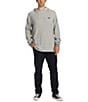 Billabong Keystone Long Sleeve Two-Tone Waffle-Knit Thermal Pullover Hoodie, Color:Oatmeal - Image 4