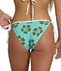 Billabong Last Summer Hibiscus Print Tie Side Cheeky Swim Bottom - Image 2