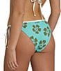 Billabong Last Summer Hibiscus Print Tie Side Cheeky Swim Bottom - Image 3