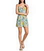 Billabong Last Sunset Sleeveless Printed Mini Dress - Image 1