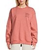 Billabong Light The Way Crew Fleece Pullover, Color:Dark Chino - Image 2