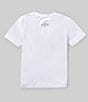 Color:White - Image 2 - Little Boys 2T-7 Short Sleeve All Day Wave Swim Shirt
