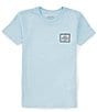 Color:Coastal - Image 2 - Little Boys 2T-7 Short Sleeve Boxed In Graphic T-Shirt
