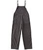 Color:Off Black - Image 1 - Big Girls 7-14 Wild Lengths Spaghetti Strap Wide Leg Cropped Overalls