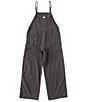 Color:Off Black - Image 2 - Big Girls 7-14 Wild Lengths Spaghetti Strap Wide Leg Cropped Overalls