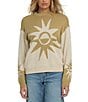 Billabong Long Sleeve Graphic Reverse Heat Sweater, Color:Green Ash - Image 1
