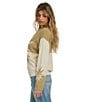 Billabong Long Sleeve Graphic Reverse Heat Sweater, Color:Green Ash - Image 4