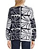 Billabong Long Sleeve Overheated Printed Cardigan, Color:Blasted Blue - Image 2