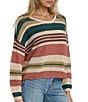 Billabong Long Sleeve Striped Pullover Sweater - Image 5