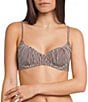 Billabong Mini Wave Check Charlie Underwire Bra Bikini Swim Top - Image 1