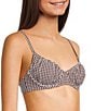 Billabong Mini Wave Check Charlie Underwire Bra Bikini Swim Top - Image 5