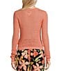 Billabong Nova Open-Knit Sweater, Color:Peach Out - Image 2