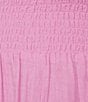 Color:Lush Lilac - Image 4 - Off The Coast Smocked Bodice Midi Dress