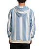 Billabong Rancho Long Sleeve Vertical Striped Hooded Pullover - Image 2