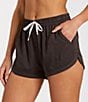 Color:Off Black - Image 2 - Road Trippin Twill Pull-On Shorts