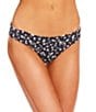 Billabong Shadow Tropical Floral Print Reversible Lowrider Hipster Swim Bottom, Color:Mutli - Image 4