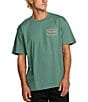 Billabong Sharp Regular Short Sleeve T-Shirt, Color:Sage Green - Image 2
