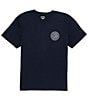 Color:Navy - Image 2 - Short Sleeve Graphic Rotor T-Shirt
