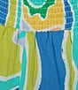 Billabong So Groovy Strapless Mixed Media Printed Romper - Image 4