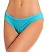 Billabong Solid Smocked Texture Lowrider Hipster Swim Bottom - Image 1