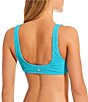 Billabong Solid Smocked Texture Scoop Neck Bralette Swim Top & High Tide Boardshort Swim Cover-Up - Image 3