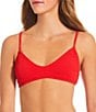 Billabong Solid Texture V-Neck Bralette Swim Top & Rising Tide Solid Texture Hipster Swim Bottom - Image 3