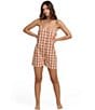Billabong Spaghetti Strap Dreamy Daze Romper, Color:Sedona - Image 3