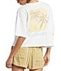 Color:Salt Crystal - Image 1 - Still Chill Oversized Graphic T-Shirt