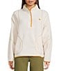 Billabong Streamer Half Snap Fleece Pullover, Color:White Cap - Image 1