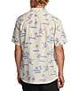 Billabong Sunday Short Sleeve Tropical Print Woven Shirt, Color:Chino - Image 2