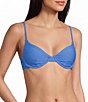 Billabong Tanlines Solid Ribbed Texture Underwire Bra Swim Top & Solid Ribbed Texture Hipster Swim Bottom - Image 3