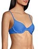 Billabong Tanlines Solid Ribbed Texture Underwire Bra Swim Top - Image 1