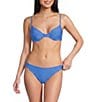 Billabong Tanlines Solid Ribbed Texture Underwire Bra Swim Top - Image 3